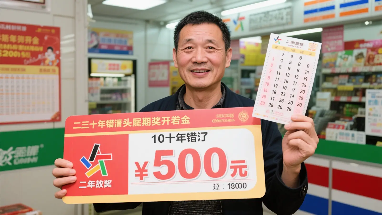 男子12元复式喜中大乐透630万 10年前错失500万大奖