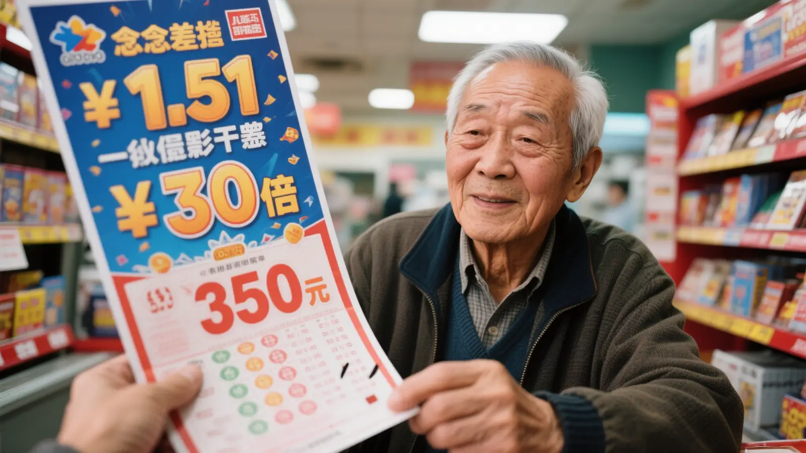 老彩民30倍投注错失1.5亿福彩大奖 揽350万仍从容