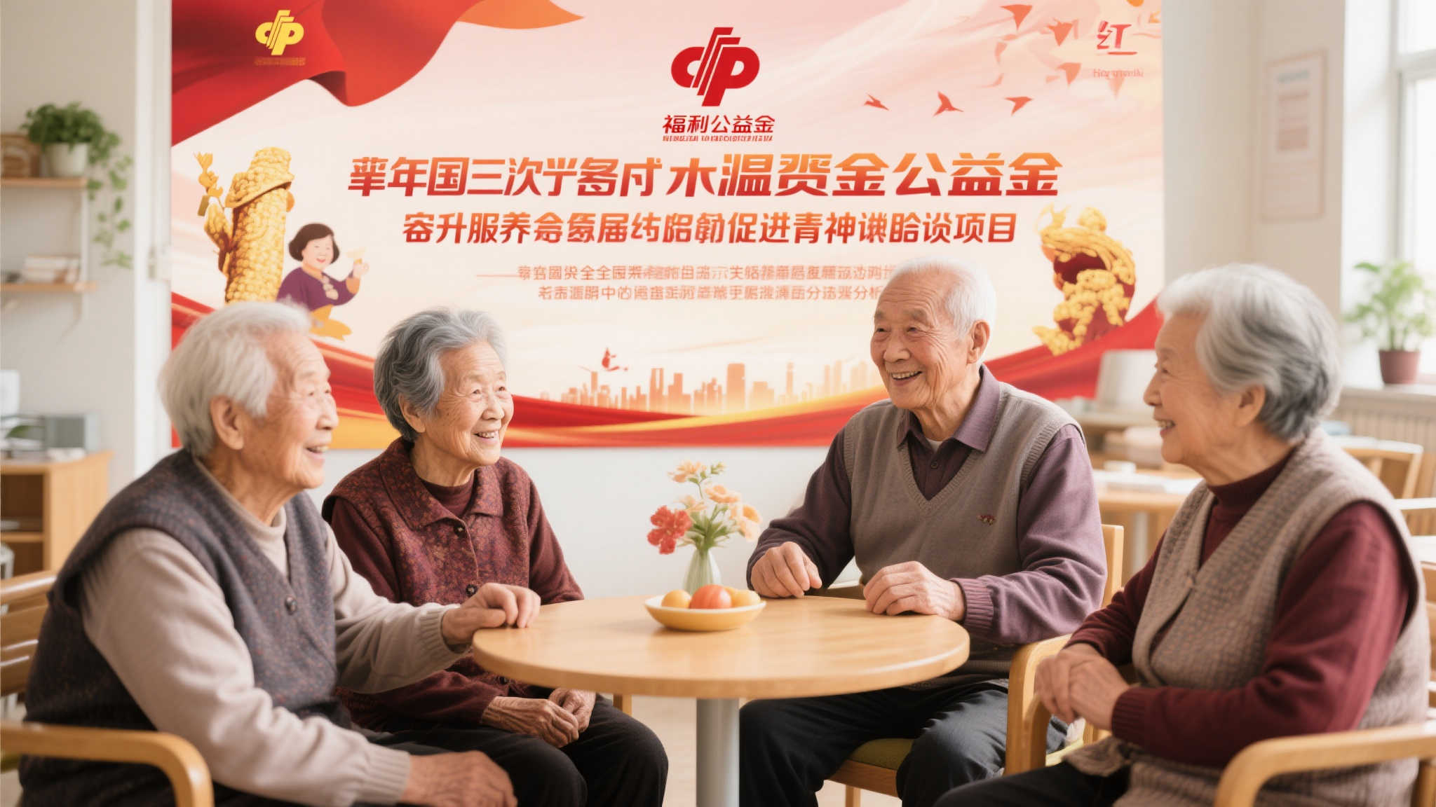 肩负时代责任 福彩公益金温暖夕阳晚霞