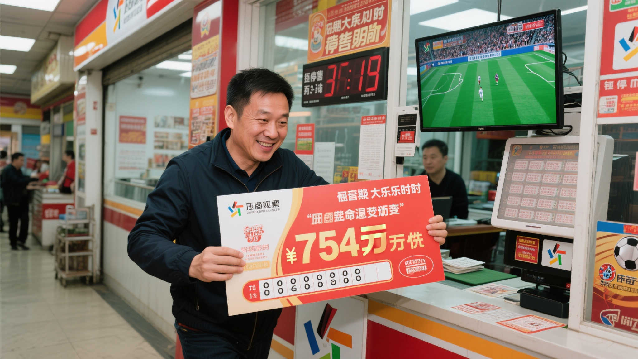 球迷最后时刻投注，距停售仅剩3分钟，喜中大乐透754万！